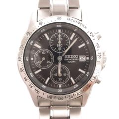 稼働/新品電池】SEIKO クロノグラフ デイト メンズ腕時計 クォーツ
