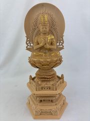 仏教美術 木彫 大日如来 細密彫刻 古美術 彫刻 古美術 - メルカリ