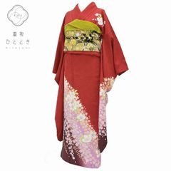 FN12235a 着物 振袖 正絹 160〜170cm - メルカリ