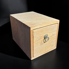 古家具 昭和レトロ 茶箱 お茶箱 茶道具収納 木箱 アンティーク - メルカリ