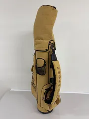 ★★送料無料【美品】M・U SPORTS ミエコウエサコ キャディバッグ アーモ 犬 ベージュ　＃ueのサムネイル