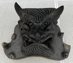 菊間瓦 鬼瓦 厄除け 縁起物 置物 - メルカリ