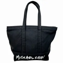 MICHAEL KORS】マイケルコース 布トートバッグ 黒 ブラック ショルダーバッグ トートバッグ 布袋 レディース 【中古品】 USED-A 【9304】のサムネイル