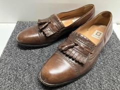 極美品】MAGNANNI ローファー スエード タッセル ネイビー - メルカリ