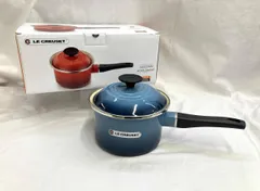 ［箱付］LE CREUSET ル・クルーゼ 片手鍋 EOS ソースパン 16cm マリンブルー  熱伝導 キッチン 調理器具 のサムネイル