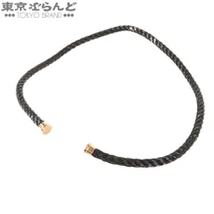 フレッド FRED フォース10 2ロウ ケーブル ブラック 黒xピンクゴールド SS 17 ブレスレット ユニセックス 101858986のサムネイル