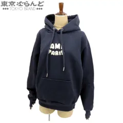 アミアレクサンドルマテュッシ AMI Alexandre Mattiussi ロゴ プルオーバー フーディ USW275.747 ネイビー コットン M パーカー ユニセックス 101857925のサムネイル