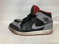 NIKE ナイキ Air Jordan 1 Mid エアジョーダン1ミッド スニーカー 28cm ブラック/ファイヤーレッド/セメントグレー DQ8426-006 メンズ