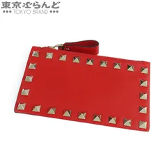 ヴァレンチノガラヴァーニ Valentino Garavani ロックスタッズ カードケース TW2P0548BOL レッド レザー フラグメントケース コインケース ユニセックス 101837916のサムネイル