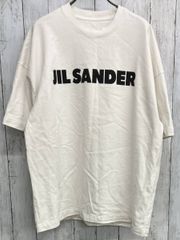 BR081 JIL SANDER ジルサンダー ロゴ Tシャツ S オフホワイト - メルカリ