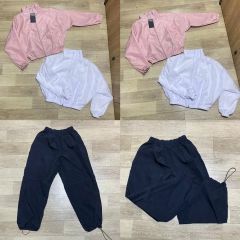 軽量 ハーフジップトップ スポーツ パンツ上下セット#alo yoga 白