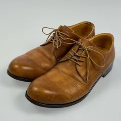 【姫路東店】 中古 PADRONE | パドローネ その他靴 DERBY PLAIN TOE SHOES レザーシューズ EU40 ブラウン 【127】のサムネイル