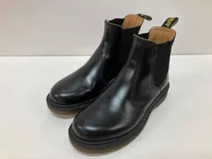 Dr.Martens ドクターマーチン 2976 ショートブーツ サイドゴア サイズEU38 ブラック レザー
