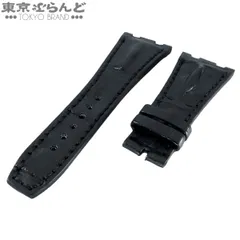 オーデマ・ピゲ AUDEMARS PIGUET 純正レザーベルト ブラック アリゲーターレザー 28mm 替え ロイヤルオーク 腕時計小物 メンズ 101875135のサムネイル