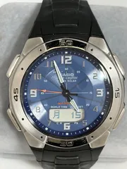 CASIO ソーラー電波時計 WVA-470 WAVE CEPTOR 訳ありのサムネイル