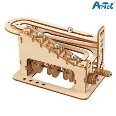 アーテック Artec 木製エスカレーター式 コースタークラフトキット　自由研究 実験 小学生 クラフト 夏休み おうち時間のサムネイル