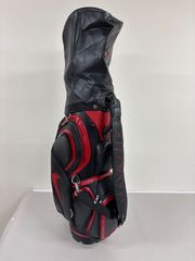 Burton バートン ゴルフ キャディバッグ スタンド式 レッド ブラック