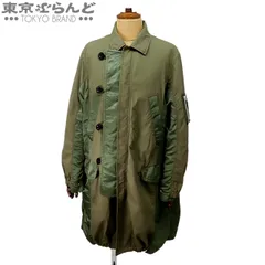 サカイ Sacai ドッキングオックスフォード ミリタリージャケット 19-02069M カーキオリーブ コットン ナイロン 2 アウター メンズ 101810623のサムネイル