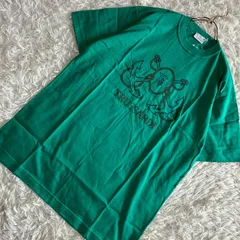 《美品》TRUSSARDI プリントTシャツ グリーン M カジュアル イラストのサムネイル