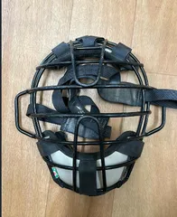 【訳あり⇒使用済・顎パッド一部破れあり】野球 キャッチャーマスク 少年軟式 ソフトボール兼用 ジュニア SSK J・C号球 ゴムボール 2・1号球 捕手用 JSBB JSA SG 日本製 CNSMJ110CSのサムネイル
