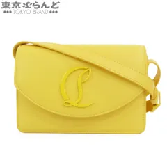 クリスチャンルブタン Christian Louboutin ルビ 54 1245050Y146 イエロー ナッパ CLムーンクレスト クロスボディバッグ ショルダーバッグ 展示未使用 101853320のサムネイル