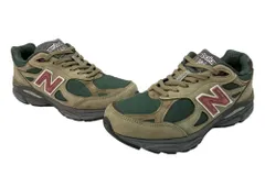 ニューバランス new balance 22年製 990V3 Olive オリーブ ローカット シューズ ランニング ENCAP 緑 M990GP3 メンズ靴 スニーカー カーキ 26cm 104S-1314のサムネイル