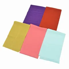 リサイクル 半衿 5点セット 美品 良品 化繊 長襦袢 無地 小紋 紬 未使用 半襟 着付け小物 和装小物のサムネイル