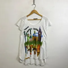 FRAPBOIS フラボア Tシャツ 半袖 フロント プリント タック パラレルワールド ビッグベン  日本製 ホワイト 1 F374のサムネイル