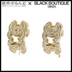 美品✨️箱付　CHANEL ピアス　A20 K ココ ゴールド ラインストーン 美品✨️箱付 CHANEL ピアス A20 K ココ ゴールド ラインストーン