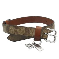 COACH シグネチャー 犬用首輪 ボーンチャーム付き - メルカリ