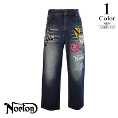 ノートン ミリタリーワッペンMAXデニムパンツ 262n1804  【L/XL/XXL寸：メンズ】NORTON パンツ メンズ【バイカー】【ライダー】【イギリス】【2026新作】【メール便】のサムネイル