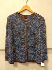 M4  ミッソーニ　MISSONI  シアーカーディガン　レーヨン100%のサムネイル