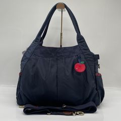 極美品】familiar ファミリア 2way りんごチャーム バッグ - メルカリ