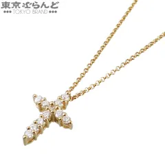 ジャスティンデイビス Justin Davis クロスネックレス イエローゴールド K18YG ダイヤモンド 十字架 0.17ct ペンダント レディース 101846352のサムネイル