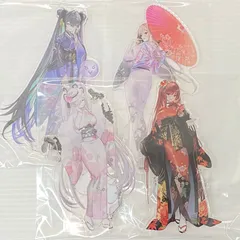 □勝利の女神:NIKKE in 京都 はんなりスタンプ回遊旅 アクリルスタンド 4点まとめ リトルマーメイド バイパー シンデレラ ラピ:レッドフード 中古品 smbfig097118