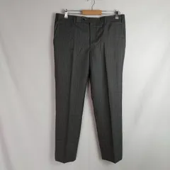 M1-03673 【Mens】 Ermengildo ZEGNA (ゼニア) (L相当) / グレー ストライプ K-春秋のサムネイル