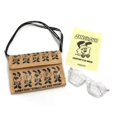 【中古品】 JINS & SUN × VERDY ジンズ アンド サン URF-21A-027 Type V クリアフレーム 度入り サングラス 眼鏡 ヴェルディー アイウェア アクセサリー 【203-260616-rs-07-fur】