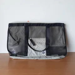 【新品/アウトレット品】チャムス CHUMS / (CH60-3929) (Mesh Tote Bag) G-057 Greige / トートバッグ メッシュ素材 ポリエステル 軽量 通気性 ウォータースポーツ アウトドアのサムネイル