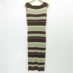Her lip to ハーリップトゥ M ノースリーブボーダーロングワンピース