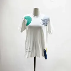 ベネトン 2023 レディース コットン 半袖Tシャツ 白 105 ジーンズ センスのサムネイル