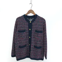 JOURNAL STANDARD ジャーナルスタンダードレリューム TWEEDY KNIT JK サイズ:F ツイード/金釦    レッド/ネイビー レディース / 240001209544のサムネイル