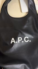 希少限定品2018aw APC ボストンバック ボウリングバッグ トート レザー