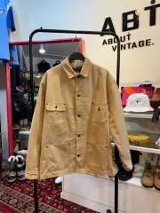 90s ヴィンテージ ブランケット ライニング Carhartt カーハート チョア ジャケット C02 WLT ベージュのサムネイル