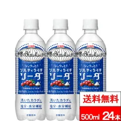 【 送料無料 】【 1ケース】 キリン 世界のKitchenから ソルティライチソーダ 500ml 24本 熱中対策 塩分補給 水分補給 炭酸 炭酸飲料 ソルティライチのサムネイル