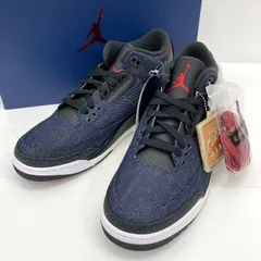 NIKE × Levi’s ナイキ リーバイス Air Jordan 3 Retro SP Indigo and Gym Red IH7959-400 スニーカー 29cm 新品同様 シューズ ローカット ストリート メンズ インディゴ 靴 ★SS642のサムネイル