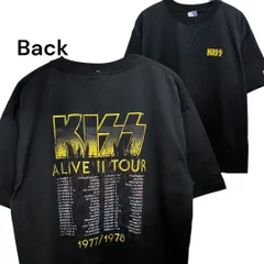 新品 公式 タグ付き キッス KISS 両面プリント バンドTシャツ Lサイズ ツアーTシャツ ミュージックTシャツ バンティー バンT ロック メンズ レディース ユニセックス 半袖 夏物 夏服 プリント ストリート アメカジ アメリカン USA ドライ生地のサムネイル