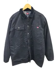 WRANGLER (ラングラー) カバーオール チョアコート ブランケット付 襟コーデュロイ 00S 古着 55157BW L ブラック メンズ/027のサムネイル