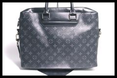 ■LOUIS VUITTON Monogram Eclipse Odyssée Briefcase Leather 2-way Business Bag Louis Vuitton ■0604oj509-5K