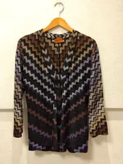 M4  ミッソーニ　MISSONI  　春夏カーディガン　透け感ありのサムネイル