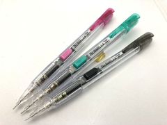 귀중 펜테루/Pentel 피아니시모 사이드노크샤프 0.5mm 해외 버전 [핑크·그린·블랙]의 3개 세트!